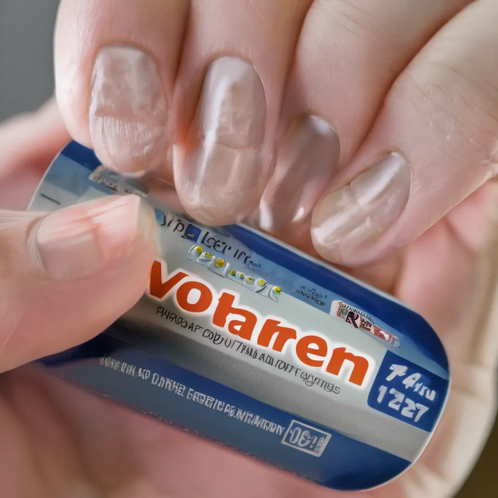 Voltaren sur ordonnance numéro 1